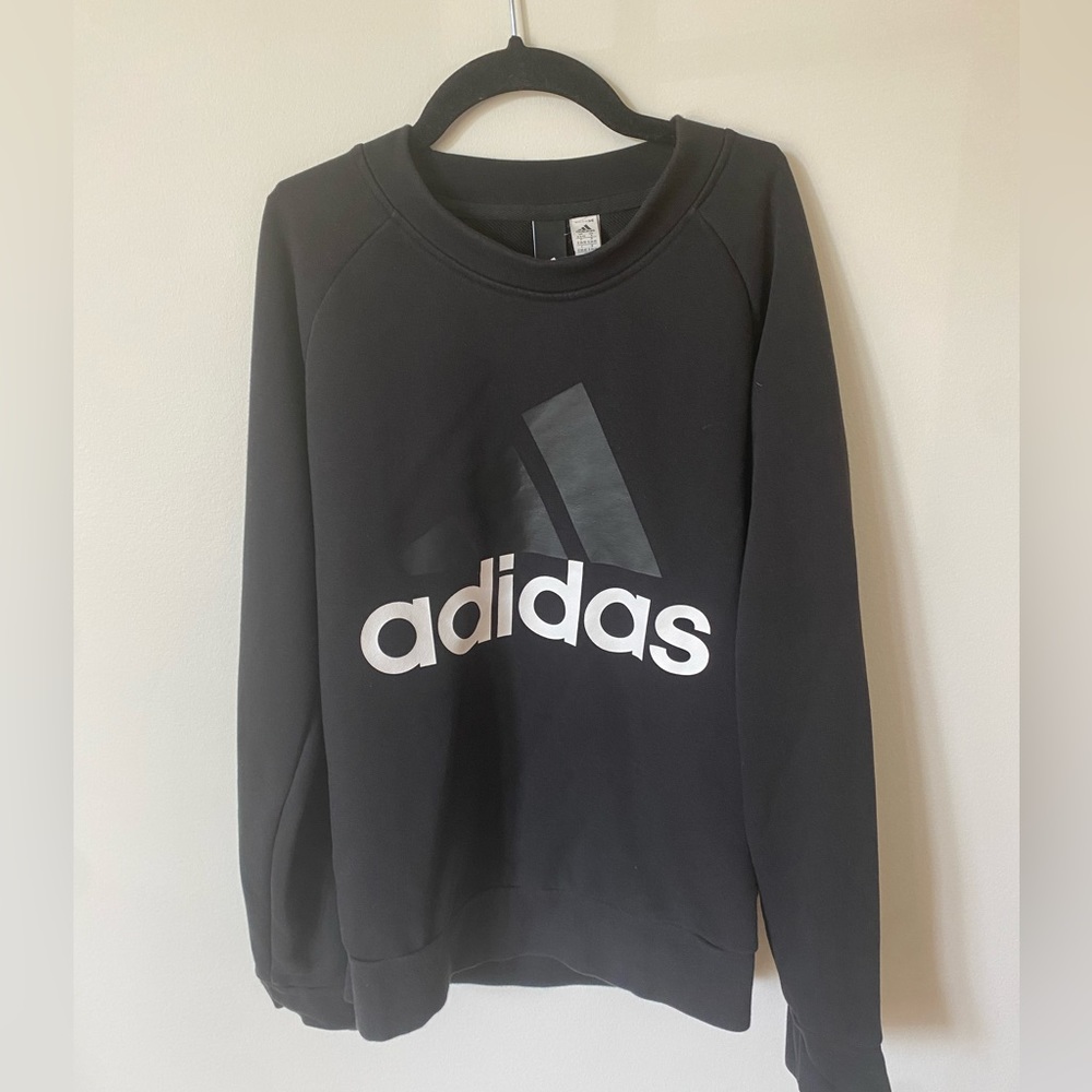 Adidas Black Crewneck